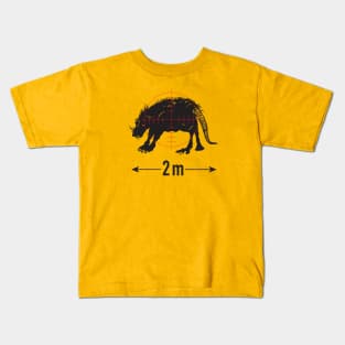 No Bigger Than 2 Meters Kids T-Shirt